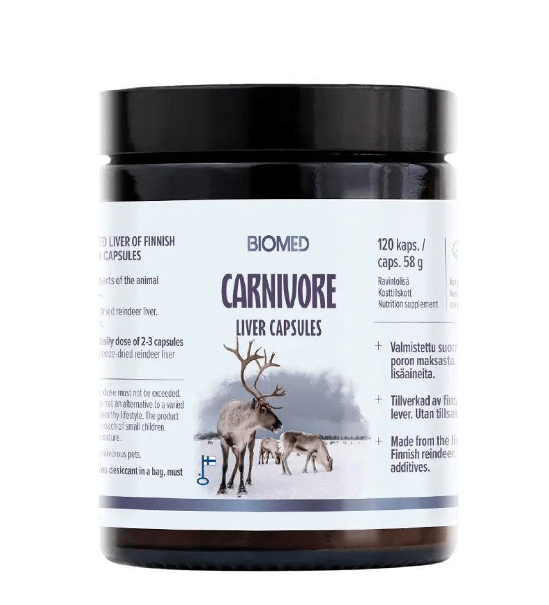 Koop Biomed Carnivore Liver Capsules bij LiveHelfi