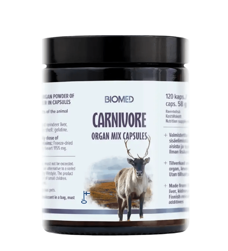 Koop Biomed Carnivore Organ Mix Capsules bij LiveHelfi
