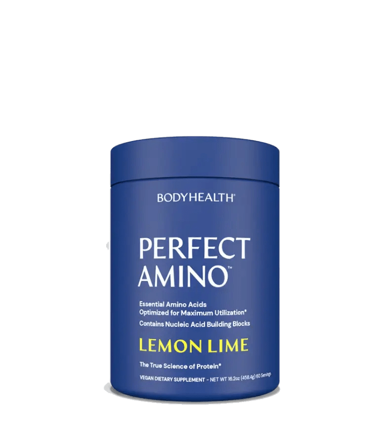Koop BodyHealth Perfect Amino Powder - Lemon Lime 60 Porties bij LiveHelfi