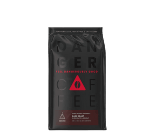 Koop Danger Coffee Dark Roast Ground Mineralized Coffee bij LiveHelfi