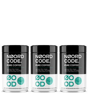 Koop NoordCode Pure Coffee 3-pack (3 x 250 grams) Light Roast Ground bij LiveHelfi