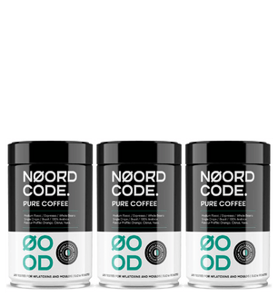 Koop NoordCode Pure Coffee 3-pack (3 x 250 grams) Medium Roast Beans bij LiveHelfi