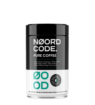 Koop NoordCode Pure Coffee Medium Roast Whole Beans 250g bij LiveHelfi