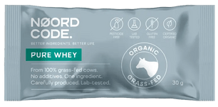 Koop NoordCode Organic Pure Whey Single Servings bij LiveHelfi