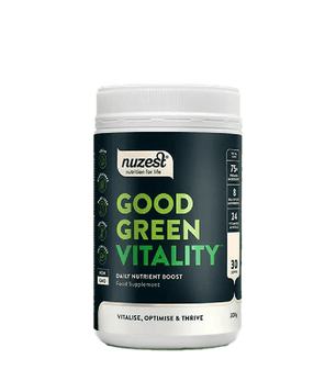 Koop Nuzest Good Green Vitality 300 g bij LiveHelfi