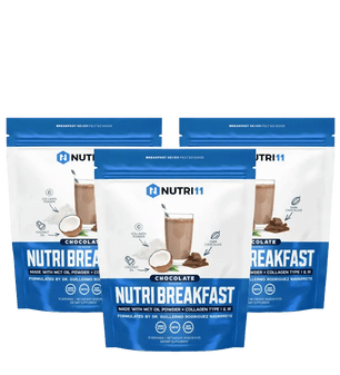 Koop Nutri11 NutriBreakfast Chocolate 3-Pack bij LiveHelfi