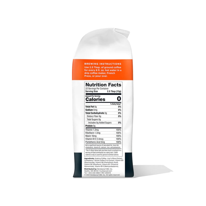 Koop Bulletproof The High Achiever Ground Coffee bij LiveHelfi