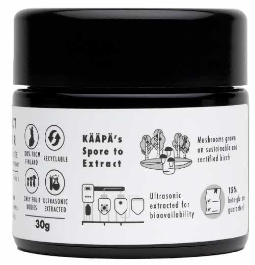 Koop KÄÄPÄ Mushrooms Organic Lion's Mane Extract Powder bij LiveHelfi