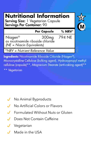 Koop ChromaDex Tru Niagen 300 mg bij LiveHelfi