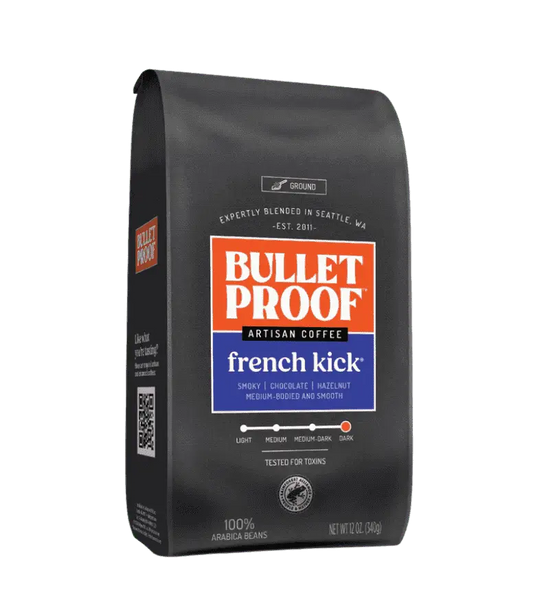 French Kick Dark Roast Koffie Gemalen 340 gram