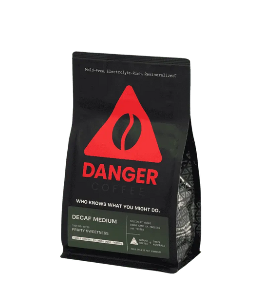 Decaf Medium Roast Ground Mineralized Coffee