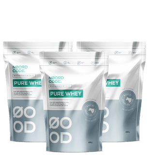 Koop NoordCode Organic Pure Whey 3-Pack bij LiveHelfi