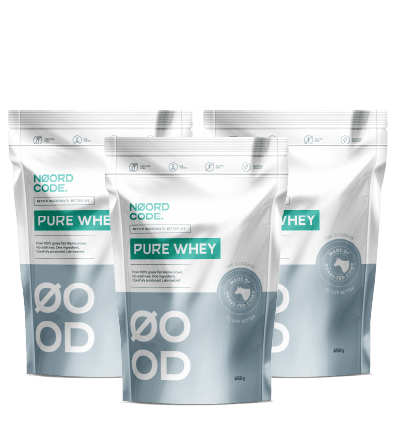Koop NoordCode Organic Pure Whey 3-Pack bij LiveHelfi