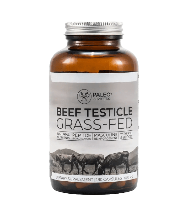 Koop Paleo Powders Grass-Fed Beef Testicles Capsules bij LiveHelfi