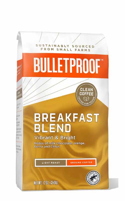Koop Bulletproof Breakfast Blend Light Roast Ground bij LiveHelfi