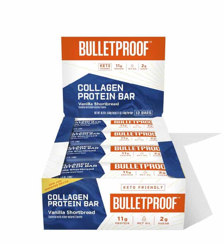 Vanilla Shortbread Collagen Protein Bars