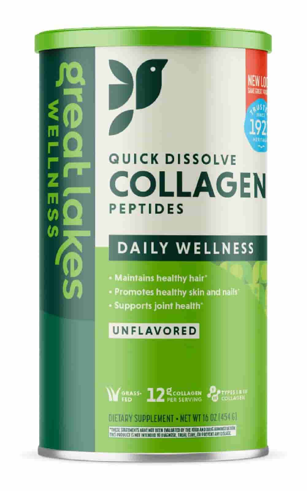 Koop Great Lakes Wellness Collagen Peptides 454 g bij LiveHelfi