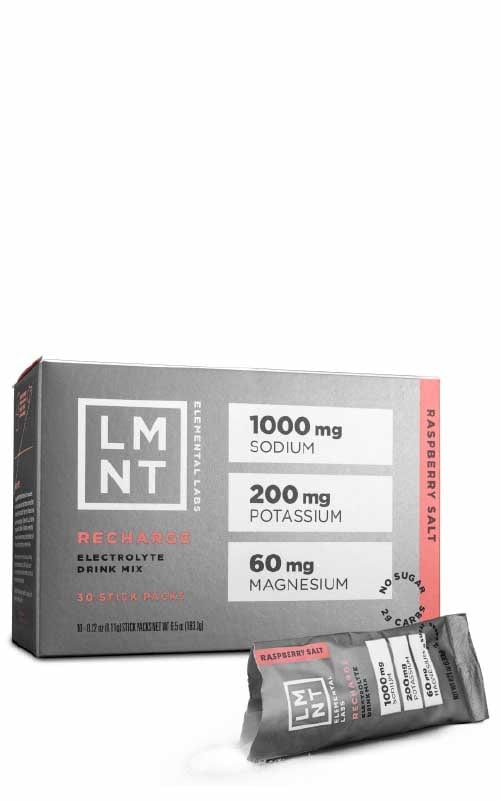 Koop LMNT Recharge Electrolyte Drink Mix Raspberry Salt bij LiveHelfi
