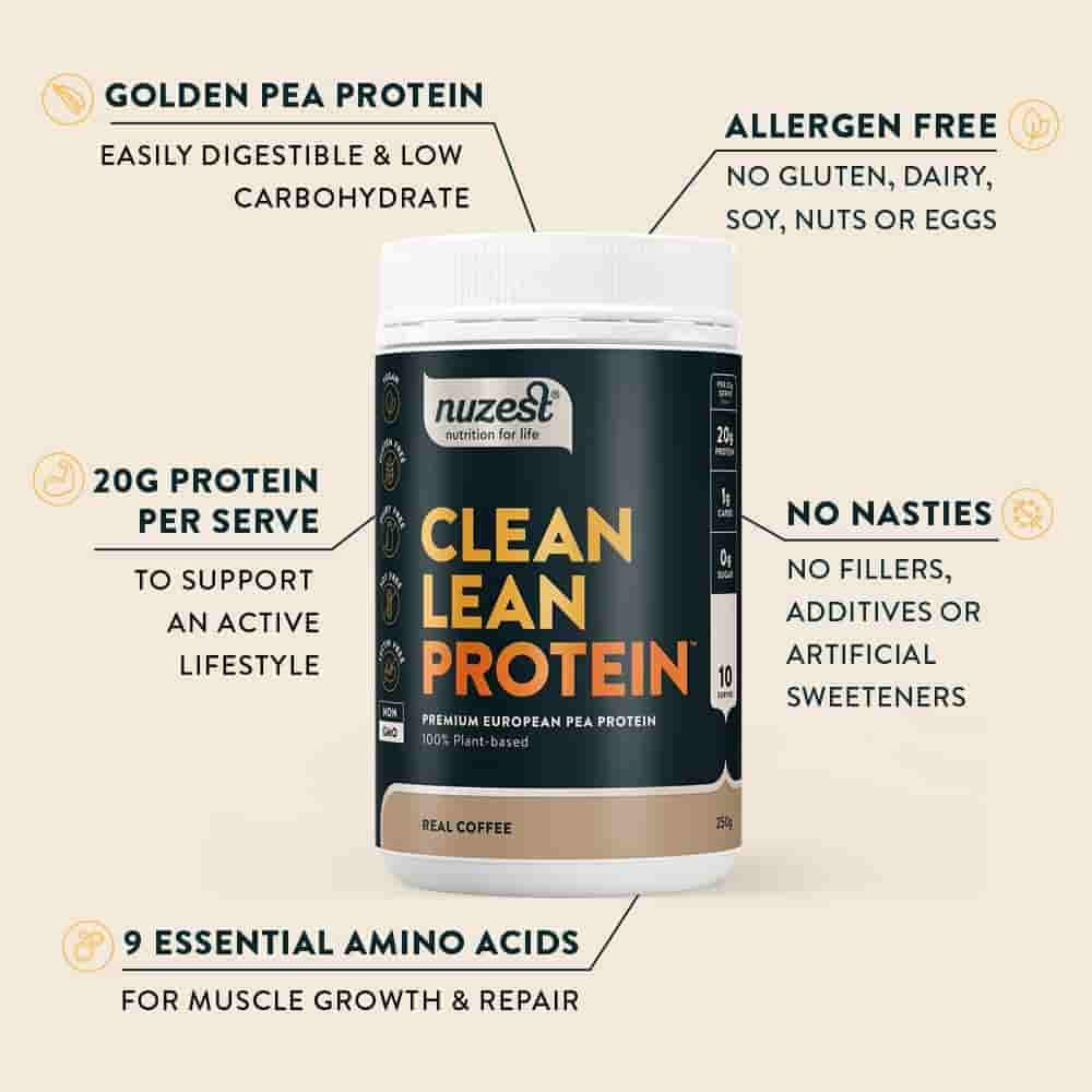 Koop Nuzest Clean Lean Protein Just Natural bij LiveHelfi