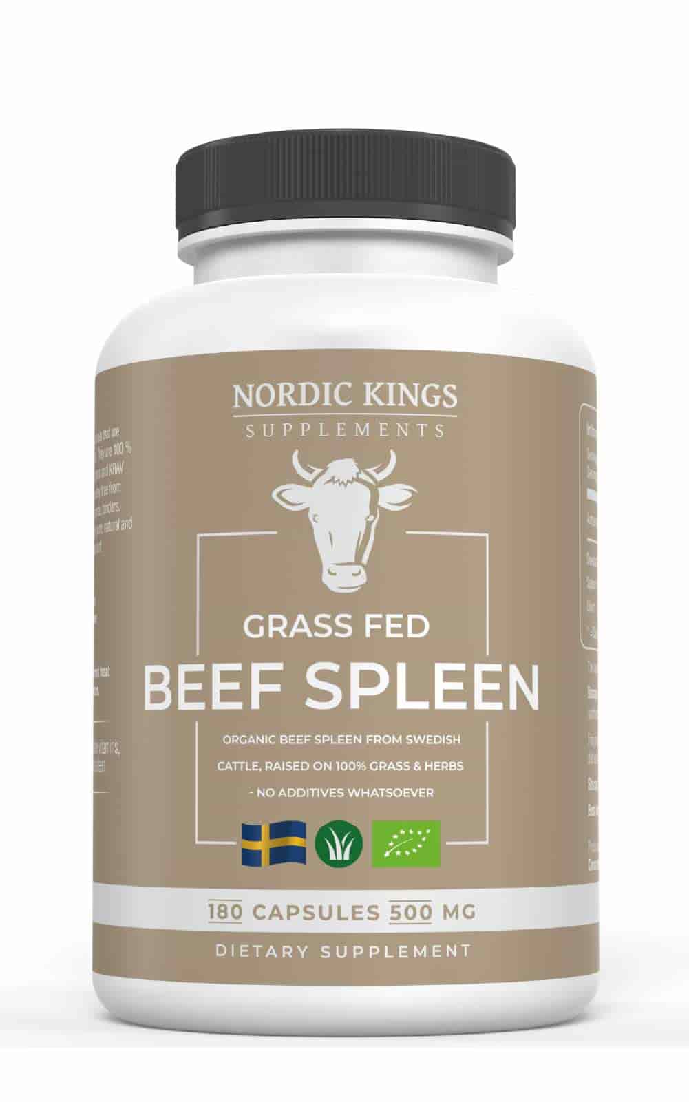 Koop Nordic Kings Organic Grass Fed Beef Spleen bij LiveHelfi